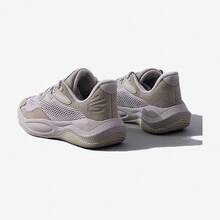 Under Armour Giày bóng rổ nam cổ thấp Curry 3Z Lightweight Rebound Micro G Midsole, lý tưởng cho việc đi lại trong khuôn viên trường và thi đấu. - Xám - Xem 4