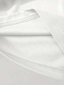 Nueva Camiseta de Moda para Mujer con Cuello Redondo, Estilo Moderno y Minimalista, Camiseta de Manga Corta con Estampado de Todo Saldrá Bien, Diseño de Pájaro Curador, Cuello Redondo, Moda Casual, para el Trabajo y Uso Diario, Estilo Retro para Otoño e Invierno. Top de mujer fresco, lindo y elegante, estilo deportivo, camiseta de algodón con cuello redondo. Diseño versátil, casual para el día a día, para el verano. - Blanco - Ver 4