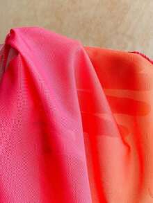 Blusa de mujer con encaje bordado, escote halter, espalda descubierta, tirantes con lazo, bajo fluido y elegante, adecuada para la playa, cruceros y resorts - Multicolor 5 - Ver 7