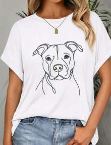 Camiseta 100% Algodón para Mamá, Estilo Vaquero Occidental, a Juego para la Familia, con Estampado de Vaca, Cuello Redondo, Manga Corta, para Mujer, Casual, Verano, Camisetas Gráficas, Tops para Mujer. Camiseta de algodón puro de alta resistencia Jpg220g, camiseta de algodón para mujer moderna y cómoda, adecuada para fines de semana, viajes, compras, actividades al aire libre o ocio, tela duradera de alta calidad adecuada para todas las estaciones, top moderno. - Estilo - Ver 7