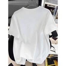 Camiseta Oversize de Mujer con Diseño de Oso Cómico - Estilo Urbano y Color Negro - Negro - Ver 4