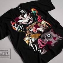 Street Anime T-Shirt Graphic Print T1EE Urban Graffiti Style Oversized Japanese Manga Style Harajuku Inspired Aesthetics220g Cla-Ssic Cotton T-Shirt - UniS-Ex - The Shirt You A-Lways NeededSuitable For All People, Whether WoM-En Or M-Enhigh-Quality Durable Fabric Suitable For All Seans,Ft To The Touch But Built To LastBreathabletops WoM.En Fall OutfiT.S For WoM.En VaC.Ation OutfiT.S WoM.En Easter, St. Patrick's Day Costume - 黑色 - 查看 1
