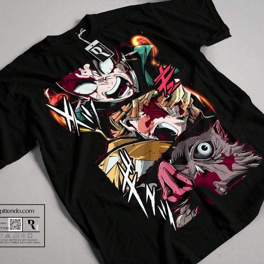 Street Anime T-Shirt Graphic Print T1EE Urban Graffiti Style Oversized Japanese Manga Style Harajuku Inspired Aesthetics220g Cla-Ssic Cotton T-Shirt - UniS-Ex - The Shirt You A-Lways NeededSuitable For All People, Whether WoM-En Or M-Enhigh-Quality Durable Fabric Suitable For All Seans,Ft To The Touch But Built To LastBreathabletops WoM.En Fall OutfiT.S For WoM.En VaC.Ation OutfiT.S WoM.En Easter, St. Patrick's Day Costume - 黑色 - 查看 1