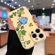 Funda para móvil con un bonito diseño de animales de dibujos animados, compatible con Samsung, Apple, VIVO, OPPO, , Transsion, ,  y Honor. Fabricada en TPU, ofrece protección contra golpes y caídas. Un regalo ideal para amigos y familiares. - Negro - Ver 6