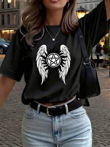 Women T-Shirts - 黑色 - 查看 6