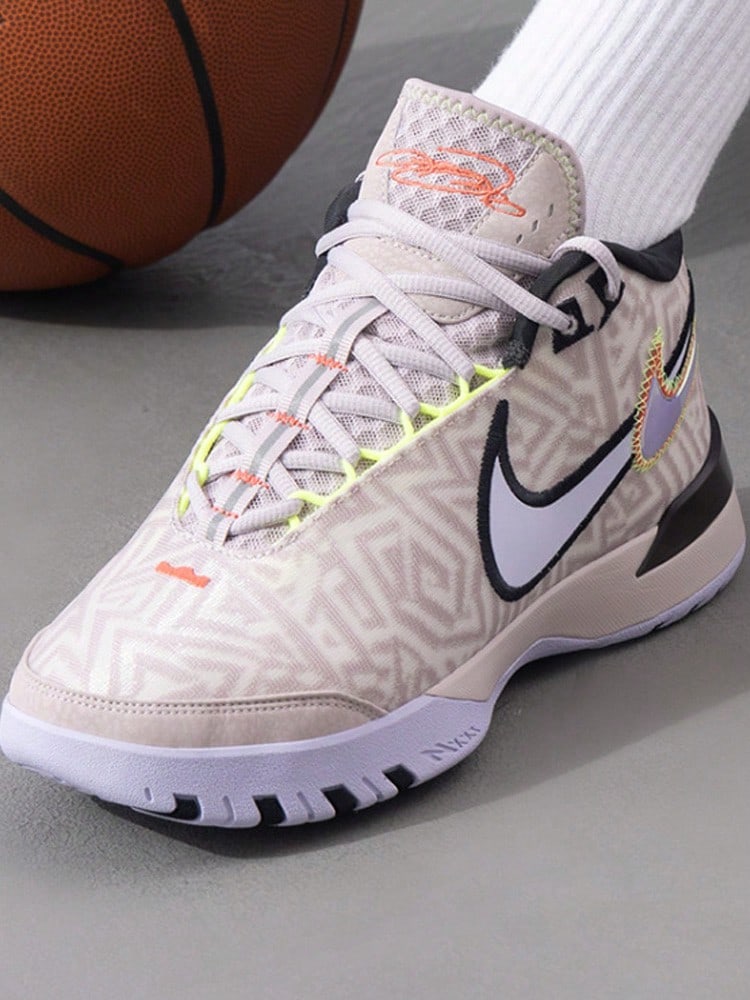 Nike LeBron NXXT Genisus EP 柔軟舒適 中幫 籃球鞋 男款 卡其色 - 卡其色 - 查看 1