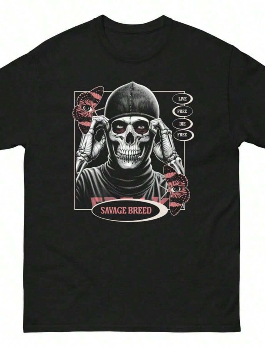 Camisetas Premium Casuales Unisex Lindas SD Padres Día De Los Muertos 2025. Camiseta de algodón negra de manga corta para mujer, corte regular, cuello redondo con ligera elasticidad. - Negro 8 - Ver 1