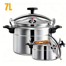 STOBOK 7L/11L Large Capacity Aluminium Crock And Stockpot, Durable And Lightweight Slow Cooker, Essential For Kitchen Cooking, Smooth Surface, Aluminium Stockpot  For Cooking, Cooking Cookware - View 10