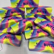 1pc 2026 New Creative American Style Butter Squeeze Toy, PU Slow Rebound Stress Relief Squishy Toy - Random Color Pendant, Ideal Gift For Birthday, Holiday, Couple, Surprise - Multicolor - View 7