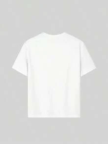 KoreanGraphicCamiseta de mujer con estampado de estrellas de mar y estilo Y2K, de manga corta, ideal para el veranoSummer Top - Blanco - Ver 2