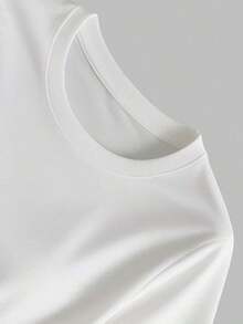 Women's Clothing 2026 New Design: Women's Printed Crew Neck T-Shirt, Casual And Easy To Wear In Summer, Ideal For Home, Office, Or Outdoor Travel, Easy To Wash, Perfect As A Gift For Mother's Day, Birthdays, Or Easter. Short-Sleeve T-Shirt For Women - 白色 - 查看 3