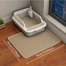 Large Double-Layer Anti-Slip Cat Litter Mat, Wear-Resistant Waterproof Anti-Slip Cat Litter Mat - 1pc - View 15