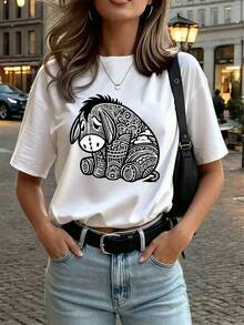 Women T-Shirts - White - View 4