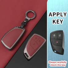 Smart Key Fob Sleeve Designed For 2021 And 2022 Models Of For GMC Yukon, Chevy Suburban, Tahoe, And For BUICK - Round Leather Buckle - View 4