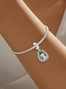 1pc Lucky Sheep Bead Charm, Suitable For Bracelet Necklace DIY Jewelry Making, Gift For Friends - Style 12 - View 7