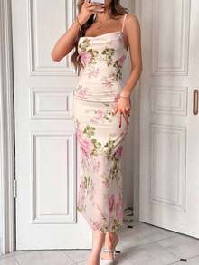 Vestidos midi para mujeres, estilo bohemio - Multicolor - Ver 5