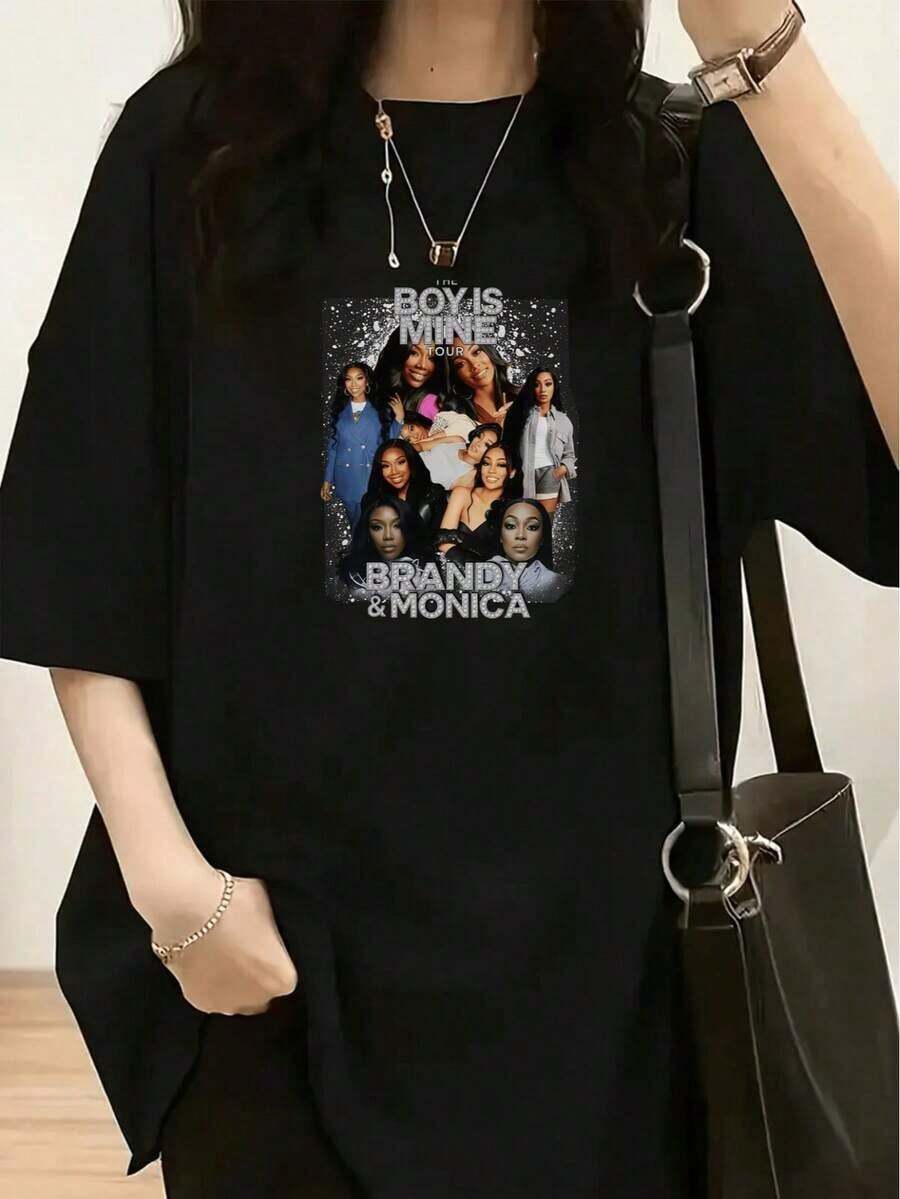 Camiseta de talla grande con diseño retro de Lil Kim - Diseño vintage de álbum de hip-hop con Junior M.A.F.I.A. Logotipo circular de la mano izquierda - Camiseta unisex de estilo urbano con efecto lavado suave para hombres y mujeres (tallas S-5XL) - Ropa de la cultura pop de los 90 - Camiseta casual negra de cuello redondo con estampado icónico de Lil Kim - Lavable a máquina y apta para limpieza en seco - Ropa para primavera/verano/otoño - Negro - Ver 1