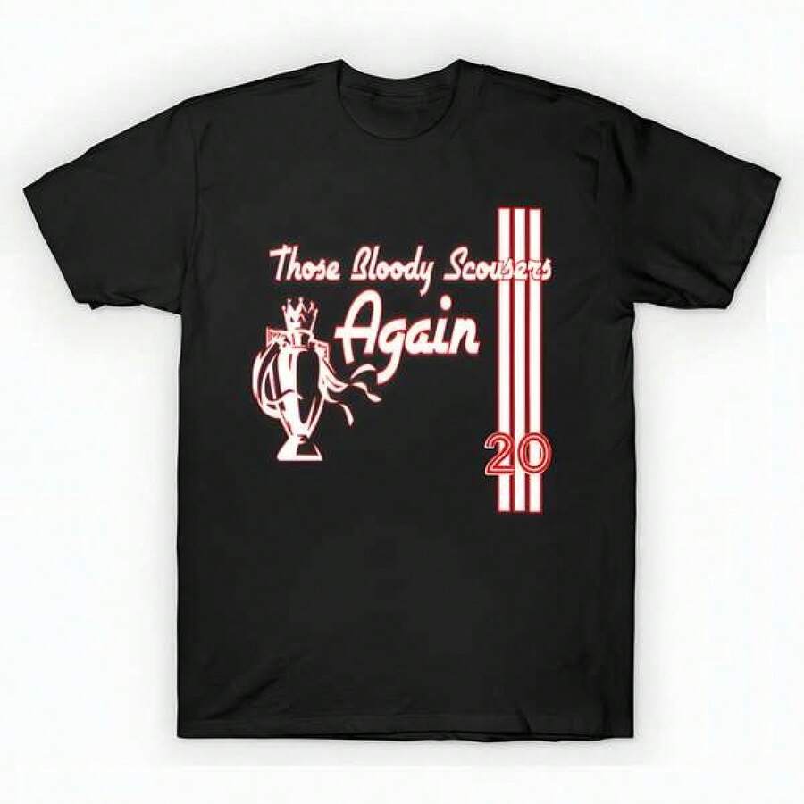 Liverpool 20 Times Champions T-Shirt (1) unisex de la de algodón puro de alta densidad de 220 g. C-AmiS-eta uniS-ex 100 % aL-Godón de - Tejido de alta densidad. Apta para todo tipo de perS-onas, ya sean mujeres o hombres. Tejido duradero de alta C-Alidad apto para todas las estaciones, suave al tacto pero duradero. Tops transpirables. Conjuntos de otoño para mujer. Conjuntos de vaC-Aciones para mujer. Disfraz de Halloween para mujer. - Negro - Ver 1