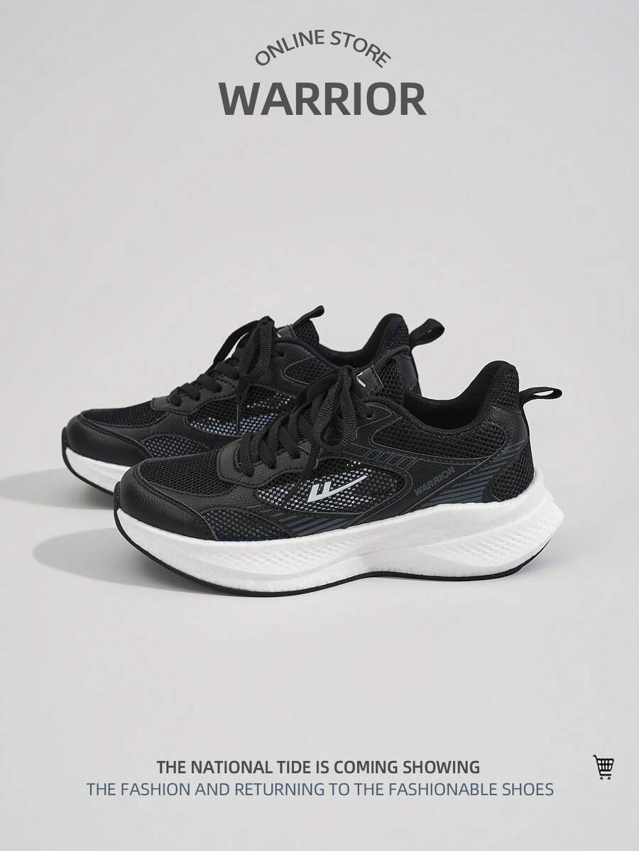 WARRIOR 1双女士系带运动休闲运动鞋，舒适轻便透气，适合户外跑步，时尚百搭，夏季必备