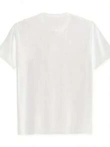 100% algodón puro, transpirable y agradable para la piel. Diseño clásico de cuello redondo, corte ajustado y adecuado para todo tipo de cuerpos. Estampado de moda con estilo minimalista y de alta calidad. Diseño unisex perfecto para conjuntos de pareja, ideal para el transporte diario, citas, ocio y ropa urbana - versátil y atemporal. - Blanco - Ver 3