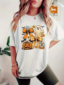 1 Sexy Casual Party Elegant Sweet High Elasticity Beach Night Out Vacation Wedding Sporty College Holiday Office Home Daily Date Birthday Party Baby Shower Summer Halloween Pumpkin Print - 白色花朵 - 查看 9