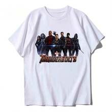 's Thunder Team T-Shirt, 's Superhero Movie, Personality, Short Sleeve Cotton Thunderbolts Clothing For Men And Women - 款式 - 查看 1