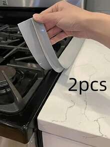 2件/1件 T型爐灶檯面耐高溫耐熱密封條 矽膠密封條 防水防油防塵 嵌入式 廚房縫隙蓋 防水防污 完美密封縫隙並保持檯面清潔 - 彩色 - 查看 14