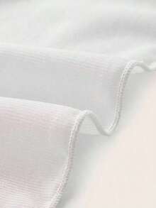 Swim Basics Cubre todo de unicolor y minimalista para mujer - Blanco - Ver 3