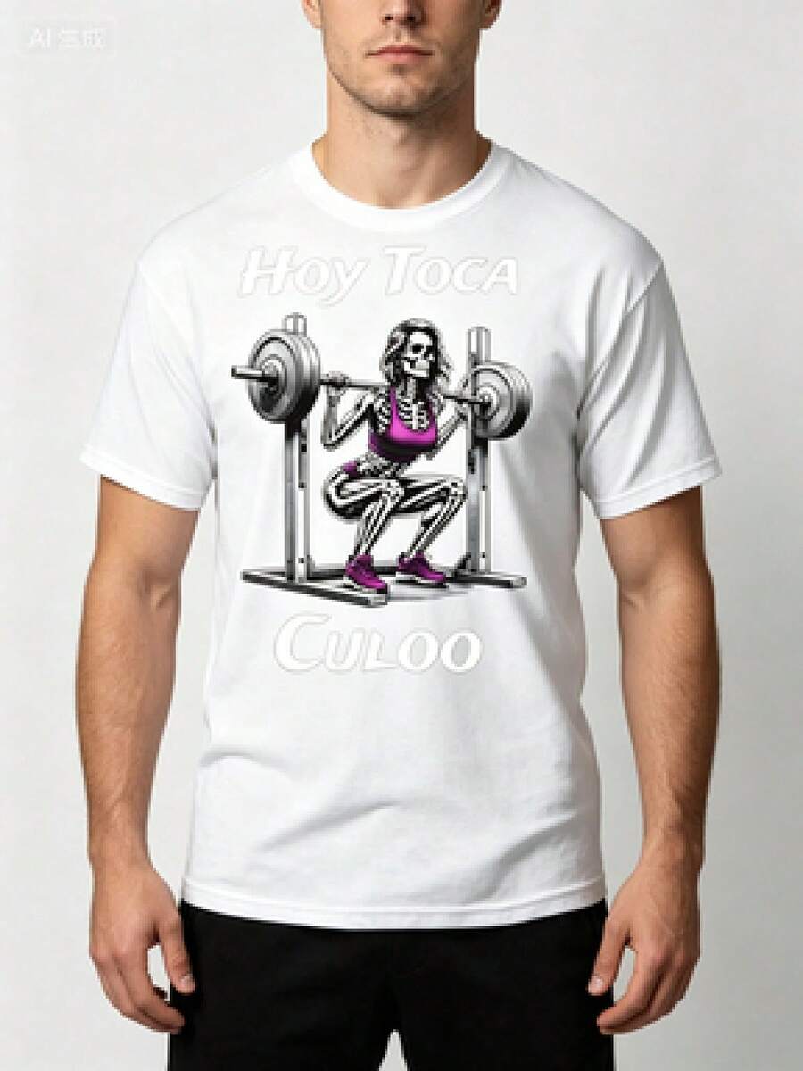Nueva llegada 2026: Camiseta de manga corta de moda, diseño de nicho de verano, top holgado de talla grande. Camiseta 100% algodón puro, gruesa, en blanco y negro, con diseño gráfico y estampado de letras a la moda, estilo unisex de manga corta. Nueva colección para primavera, verano y otoño, transpirable y cómoda, estilo minimalista y versátil de ropa urbana, conjunto a juego para parejas. - Blanco - Ver 1