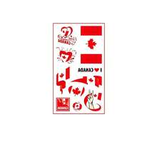 足球迷必备单品！2026世界杯体育赛事球迷派对临时纹身贴纸。全新国旗装饰贴纸，舒适耐用。适用于体育赛事、球迷派对、聚会，也可作为小礼物赠送亲朋好友。 - 彩色 - 查看 15