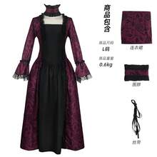 Stage Dance Wear - Victorian Court Dress (purple) - View 11