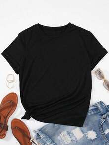 Soft 100% Cotton T-Shirt. Personalized T-Shirt - Add Your Own Text/Images (Badge, Company Logo, Family Photo, Selfie) To Design Your Own Custom Printed T-Shirt. Add Your Favorite Photos And Text (Girlfriend, Partner, Family, Selfie, Pet, Photos Of Friends) For A Personalized Printed T-Shirt, Suitable For (Anniversary, Wedding Promise, Engagement, Couple Formation), Suitable For Group Customization For Best Friends/Sisters, Suitable For Daily Wear/Wedding Party/Company Meeting/Family Reunion, Christmas Gift, Mother's Day, Father's Day, Autumn Chic Style, Utilitarian Chic Style, New Autumn Style For Women, Graphic Print, Casual Wear, Summer White T-Shirt, Eternal Love. Breathable Cotton T-Shirt, Goes With Everything. - 黑色 2 - 查看 3