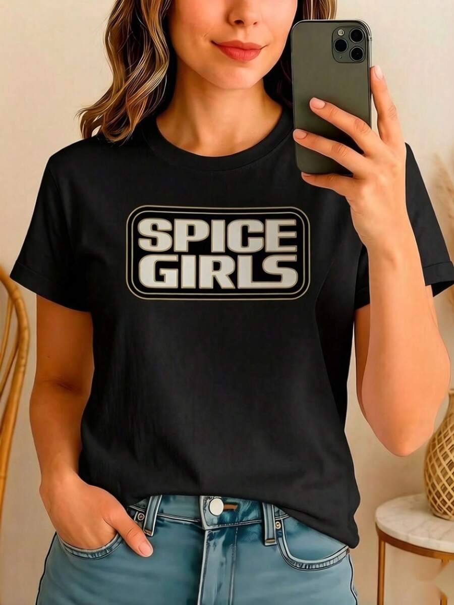 Vintage Graphic Tee From Soccer Essentials, Loose Fit, Soft To The Touch And Skin-Friendly Fabric, Breathable Material, Streetwear Style, Perfect For Everyday Wear, Outdoor Activities, Music Festivals, Parties Or As A Creative Gift For Friends. - 黑色 - 查看 1