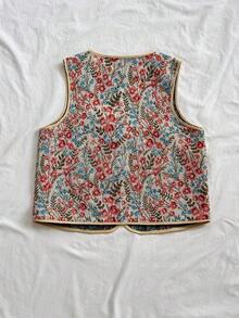 Camiseta de tirantes con textura informal para mujer - Multicolor - Ver 2