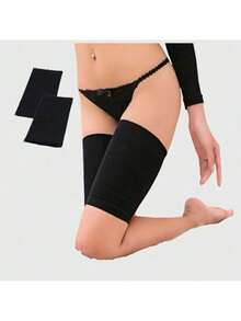 Thigh Compression Sleeve With Anti-Slip Band, Suitable For Running And Various Sports, Unisex, Elastic Design, Suitable For Running, Basketball, Soccer And Cycling (Single Pack) - Multicolor - View 11