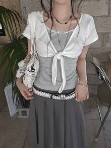 Women Tops - White - View 5