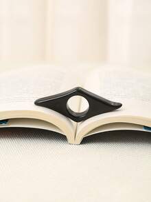 1/10pcs Acrylic Reading Finger Rings Bookmarks, Made Of Smooth Acrylic Material For Comfortable Wear, Easily Secure Pages And Free Up Hands, Suitable For Daily Reading, Study, Office Work And More - Multiple Styles - View 8