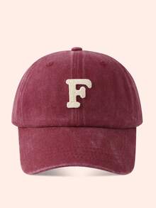1 buah Topi Baseball Anak Warna Burgundy dengan Huruf, Topi Pelindung Matahari untuk Anak Laki-laki dan Perempuan, Cocok untuk Aktivitas Luar Ruangan dan Penggunaan Sehari-hari - Larut dalam air - tutup pencuci air berwarna merah anggur - View 61