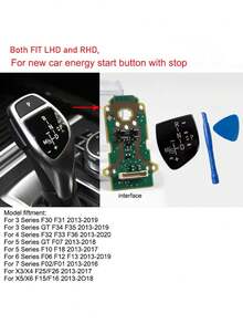 Mạch điều khiển cần số cho BMW F10 F30 F31 F32 F20 F10 F07 F25 F26 F15 F16, bảng đèn LED cần số, sửa chữa. - Bảng mạch núm cần số - Xem 19