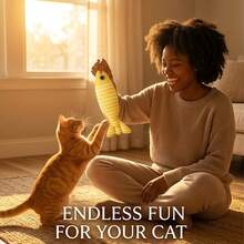 1PC Catnip Filled  Fish Shaped Cat Toy With Crinkle Sound, Interactive Cat Chew Toy For Indoor Cats, Soft Plush Kitten Teething Toy For Biting Hunting Playtime Gift Giving 1PC Catnip Filled  Fish Cat Toy, Interactive Crinkle Chew Toy For Indoor Cats Kittens - Đỏ (Cá bạc hà đỏ) - Xem 2