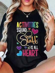 GiftCamiseta de manga corta con cuello redondo para mujer, con estampado de taza de café y "Necesito Cafecito", para uso casual, regalo para amantes del café, suave.Soft - Negro 2 - Ver 1