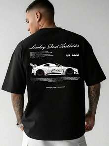 Casual hombre camiseta manga corta hombre suéter versátil camiseta cuello redondo hombre top NMTM - Albaricoque - Ver 8