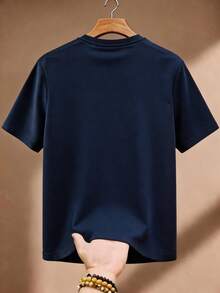 Nueva camiseta de manga corta para mujer de 180 g,% algodón - Camiseta casual versátil con estampado de verano para hombre - Camiseta con estampado de verano para parejas - Unisex - Regalo para vacaciones - Negro - Ver 11