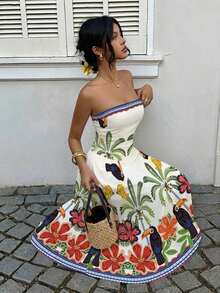 Women Midi Dresses - 彩色 - 查看 6