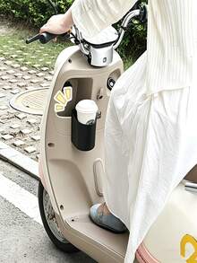 1個多功能車門收納杯架，可攜式懸掛式水瓶收納架，通用車輛機車內裝收納盒，適用飲料與小物品 - 彩色 - 查看 9