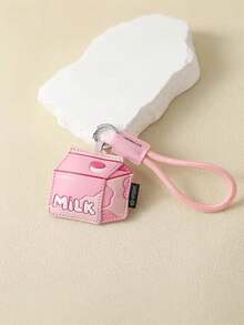 Cute Breakfast Food PU Leather Keychain, Toast Milk Pineapple Bun Cartoon Pendant, Creative Bag Charm, Car Key Chain, Student Backpack Decor, High-Quality Girly Accessory, Great Gift For Friends And Birthdays - Multicolor - View 9