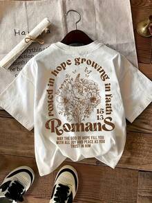 Women's T-Shirt For Spring And Summer - 白色 - 查看 7