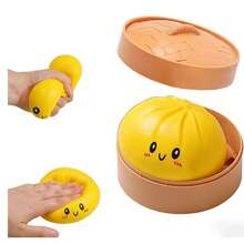 4PCS-Glitter Dumpling Squishy,Dumpling Squishies,Colorful Dumpling Stress Balls Fidget,Jumbo Squishy Toy With Steamer Box,Soft Squeeze Decompression Dough - Nhiều màu 2 - Xem 11
