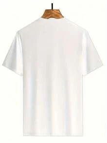 Camiseta Casual de Verano para Mujer Talla Grande - Camiseta de Talla Grande para Mujer - Camiseta divertida con estampado "Sin palabras antes del café", top blanco de cuello redondo, adecuada para uso diario y como regalo para amantes del café, camiseta casual lavable a máquina, camiseta de café, camiseta de corte holgado, diseño estampado fuerte, tela duradera, ajuste cómodo, patrón geométrico, material suave, camiseta de cuello redondo, estilo holgado, camiseta chic y a la moda. - Blanco - Ver 2