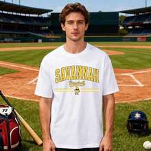 Camisetas de béisbol para hombre, camisetas de abanico para el día del juego, camisetas con gráficos de béisbol 2ZPJ - Blanco - Ver 4